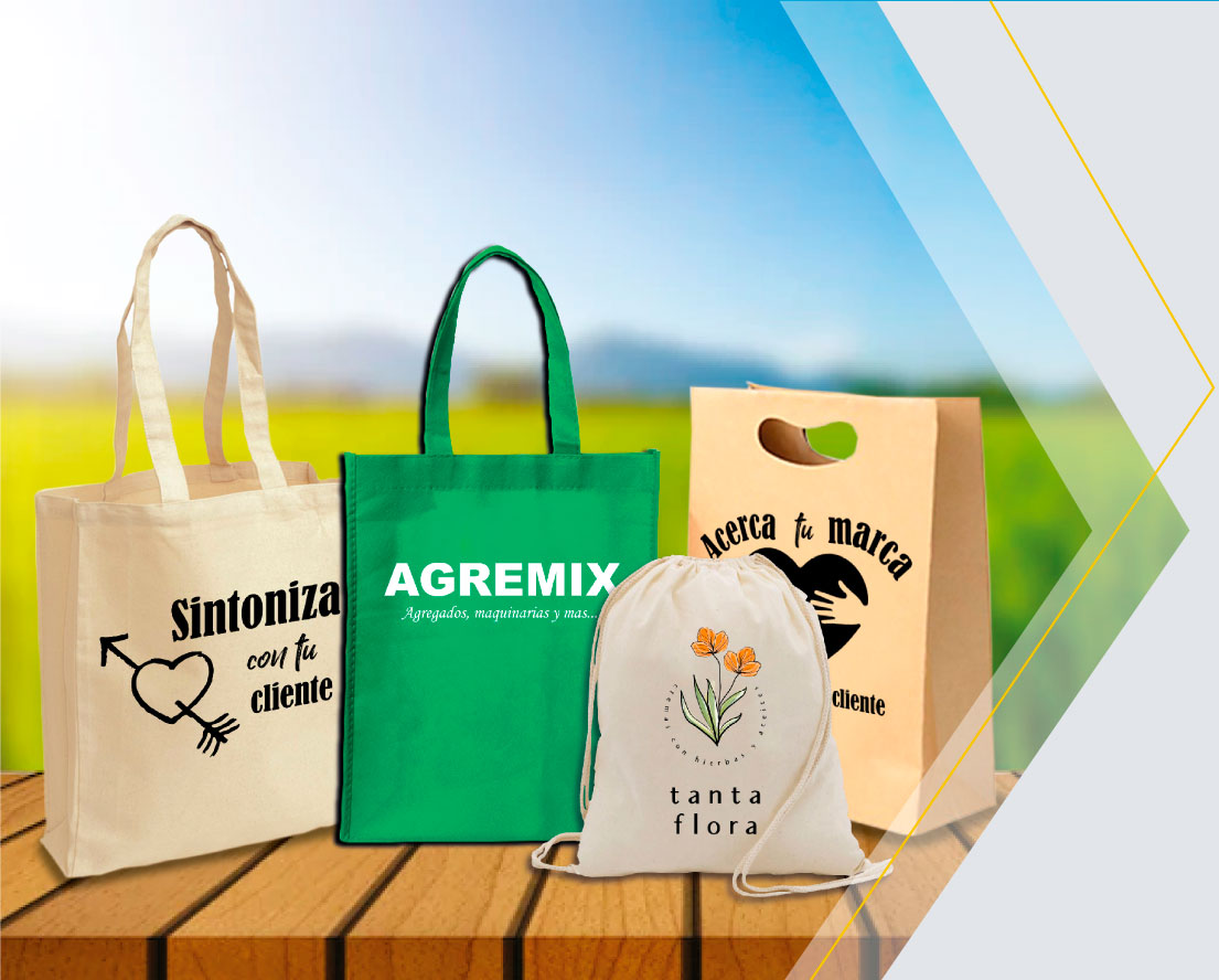 Grupo de bolsas ecológica